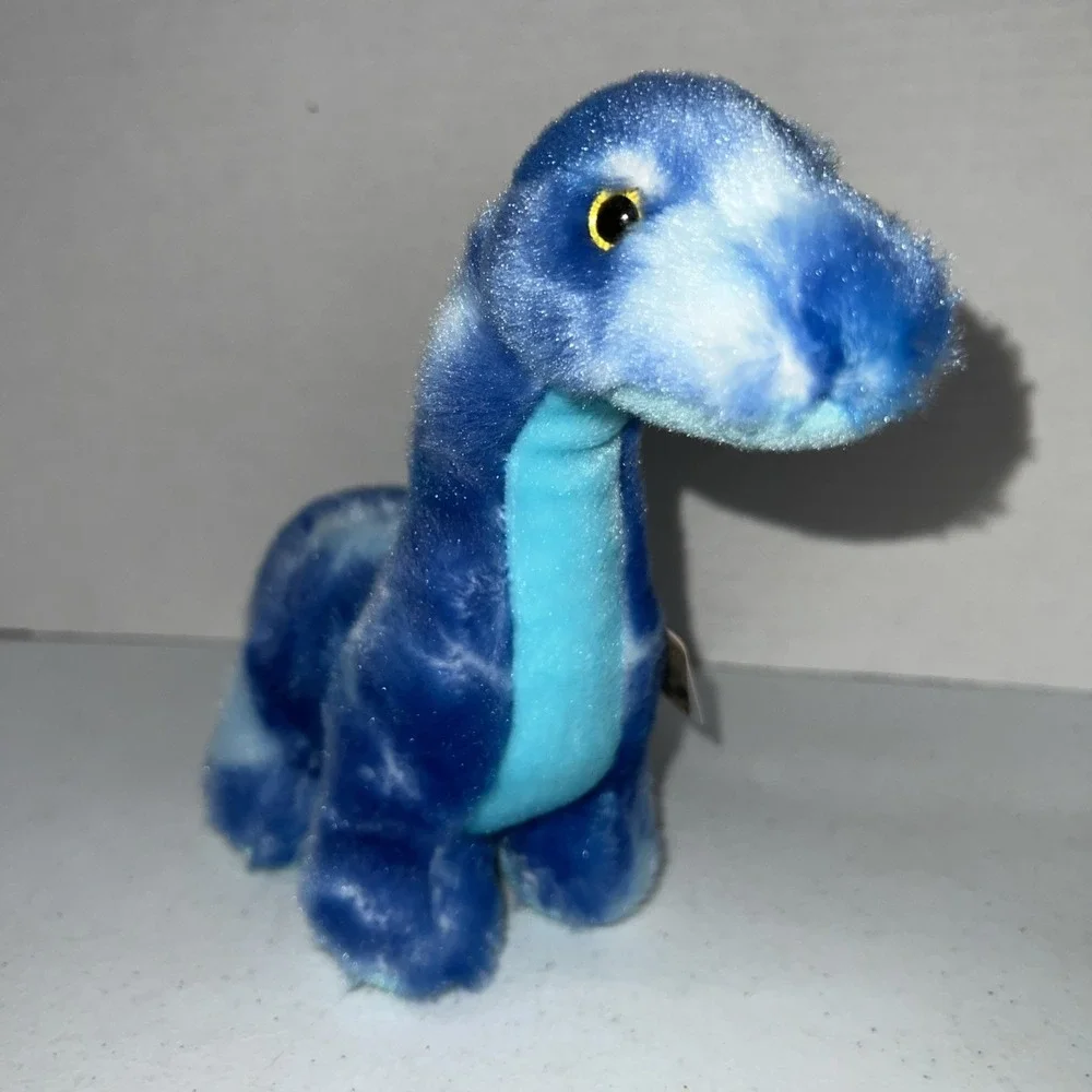 Aurora Blue Dinosaur Plush Brachiosaurus 8.5